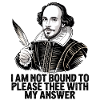 William Shakespeare S’Invite avec ma réponse