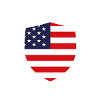 American Idaho Flag Shield