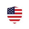 Shielded USA Texas emblem