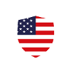 American-themed Flag Shield