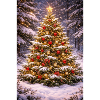 Winterzauber Baumdeko