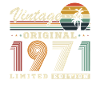 Originales Retro-Jubiläumsgeschenk von 1971