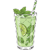Lime Mint Mojito Illustration