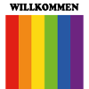 LGBT welcome Willkommen German