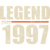 Anniversary 1997 | Legend since 1997
