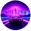 Neon City Drive Car