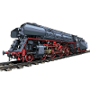 Dampflok im Retro-Look 01 519