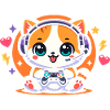 Gaming Cat – Funny Gambling Saying