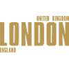 Lettrage en or de Londres