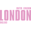 London Pink Bold Typography