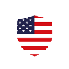 Patriotic USA Minnesota Shield Design