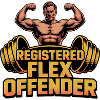 Registered Flex Offender - Funny Gym Tshirt
