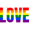 LOVE Rainbow Statement – Bold Equality Message