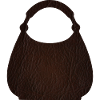 Braune Ledertaschentextur