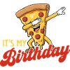 It’s My Birthday Dabbing Pizza Funny Party
