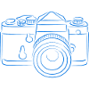 Camera blue