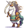 Unicornenkrieger Dudelsack