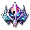 Neon Mech Kriegerhelm