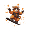 Hamster Snowboard
