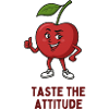 Apple with Attitude Motif