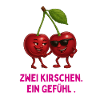 Two cherries, one feeling