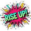 Rise Up Burst Bold Comic