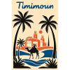 Timimoun Sahara Palm and Rider