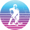 Minimalist floorball motif