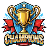 Champions Cup Motif with Banner
