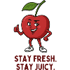 Cherry dit : Reste frais Reste juteux