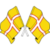 Dorset Crossed Flags