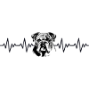 Bulldog ECG Heartbeat
