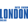 London Blue Large Typography