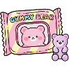 Gummy Bear Candy Pop Illustration