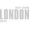 LONDON Font Graphics in Grey Scale