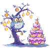 Night Owl Tree Cake