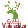 Deer with Berries – Merry Christmas