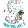Orbiting Age 5 Dachshund Space