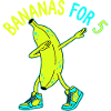 Bananas For 5 Dabbing Banana