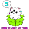 Error 404 Cat 5th Birthday
