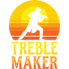 Treble Maker Pun Musician Violonist Man
