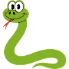 Hug Me Snake Cartoon