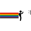 Rainbow Darter – Throw with Pride