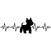 Westie West Highland Terrier ECG Heartbeat