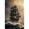 Stormbound Galleon at Dawn