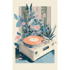 Rétro Bloom Vinyl Dream