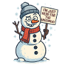 Gingerbread Snowman Saying