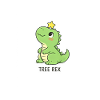 Kawaii Tree Rex Dino