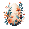 Spring Flower Egg