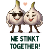 Garlic duo: We stink together